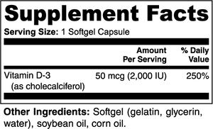 
                  
                    Load image into Gallery viewer, Vitamin D3 | 2,000 IU
                  
                